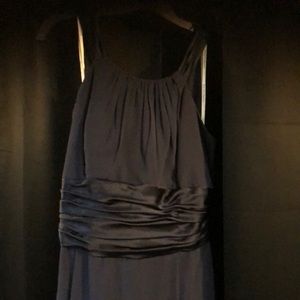 Navy Blue Maxi Formal Dress